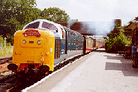 55 015 at Butterley Station, 20/7/91