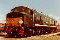 D4 Great Gable in green livery with small yellow panels